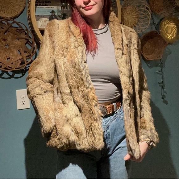Genuine Rabbit fur jacket - Picture 3 of 6